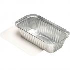 PAPSTAR 14517 Aluschale mit Deckel 700ml - 50 Stück