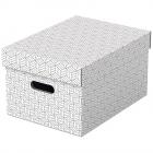 Esselte 628282 Home Aufbewahrungsbox MEDIUM weiß - 3 Stück