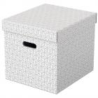 Esselte 628288 Home Aufbewahrungsbox CUBE GROß weiß - 3 Stück